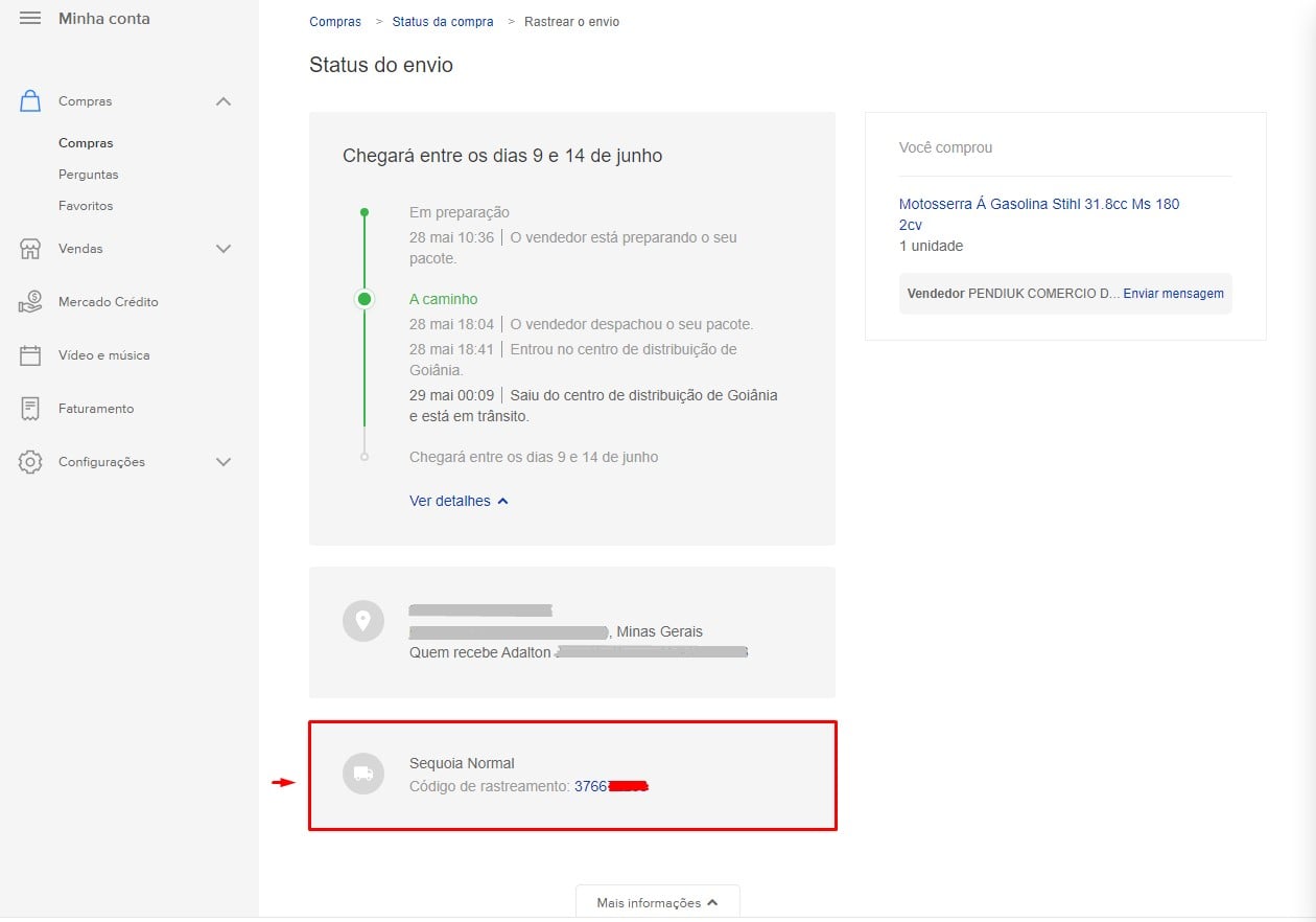 Como rastrear uma compra no Mercado Livre