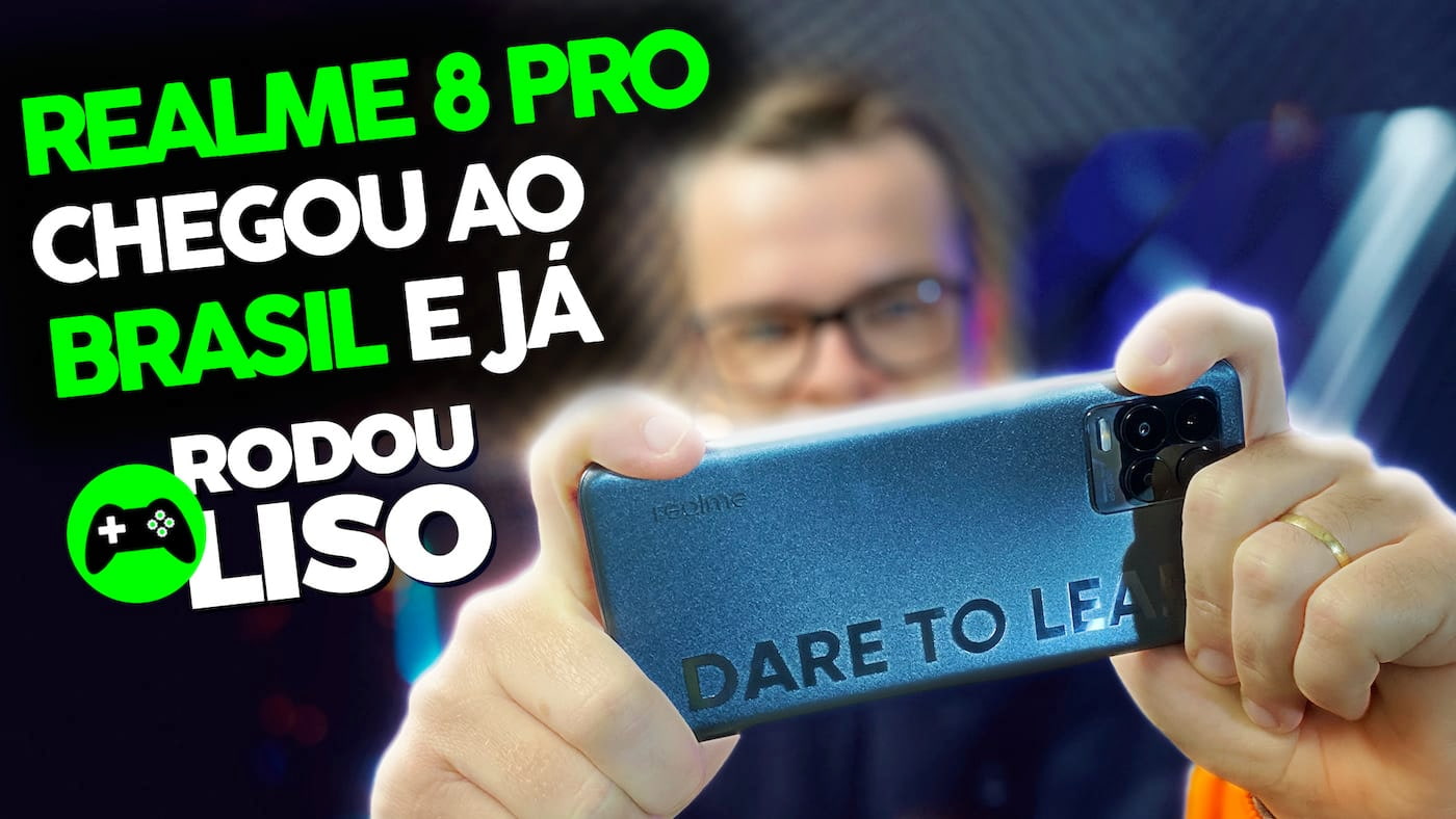 LANÇOU e já testamos! Realme 8 PRO é bom para jogos?