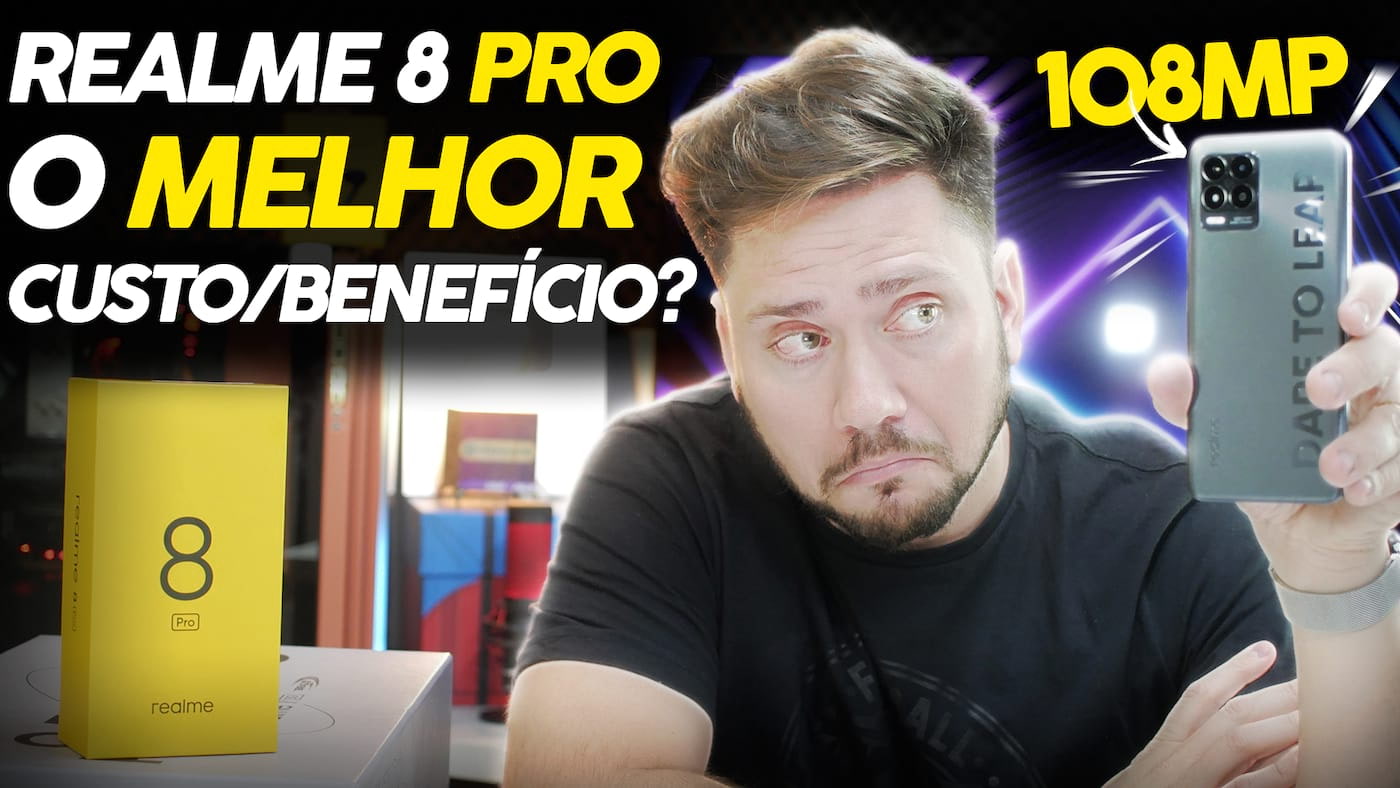 Realme 8 Pro – câmera de 108MP com bom desempenho e abaixo de R$ 2000