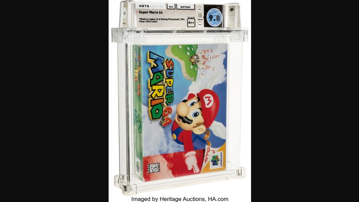Super Mario 64 (N64) sells for $56 million at auction