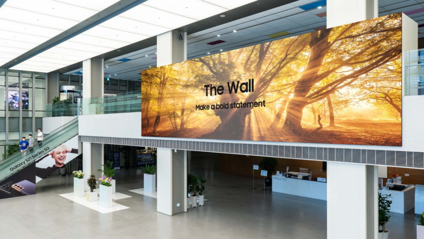 TV Samsung The Wall de 1000″, conheça o maior display MicroLED da categoria