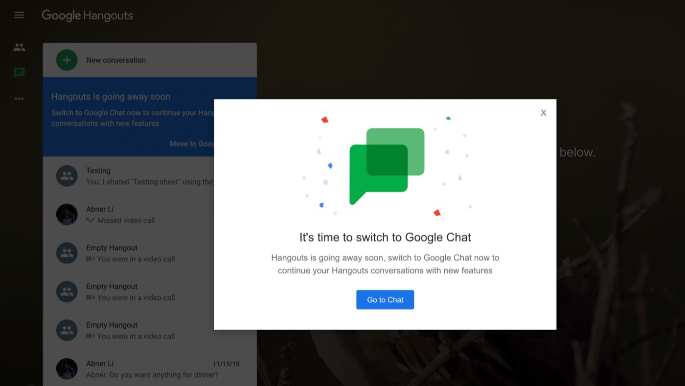 Hangouts para Android, iOS e web começa a ser encerrado pelo Google