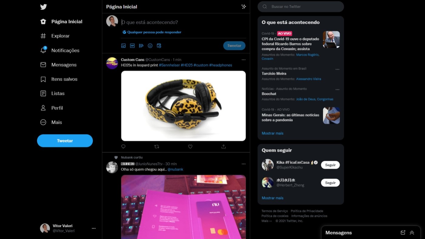 Twitter ganha visual mais limpo e maior contraste nas cores