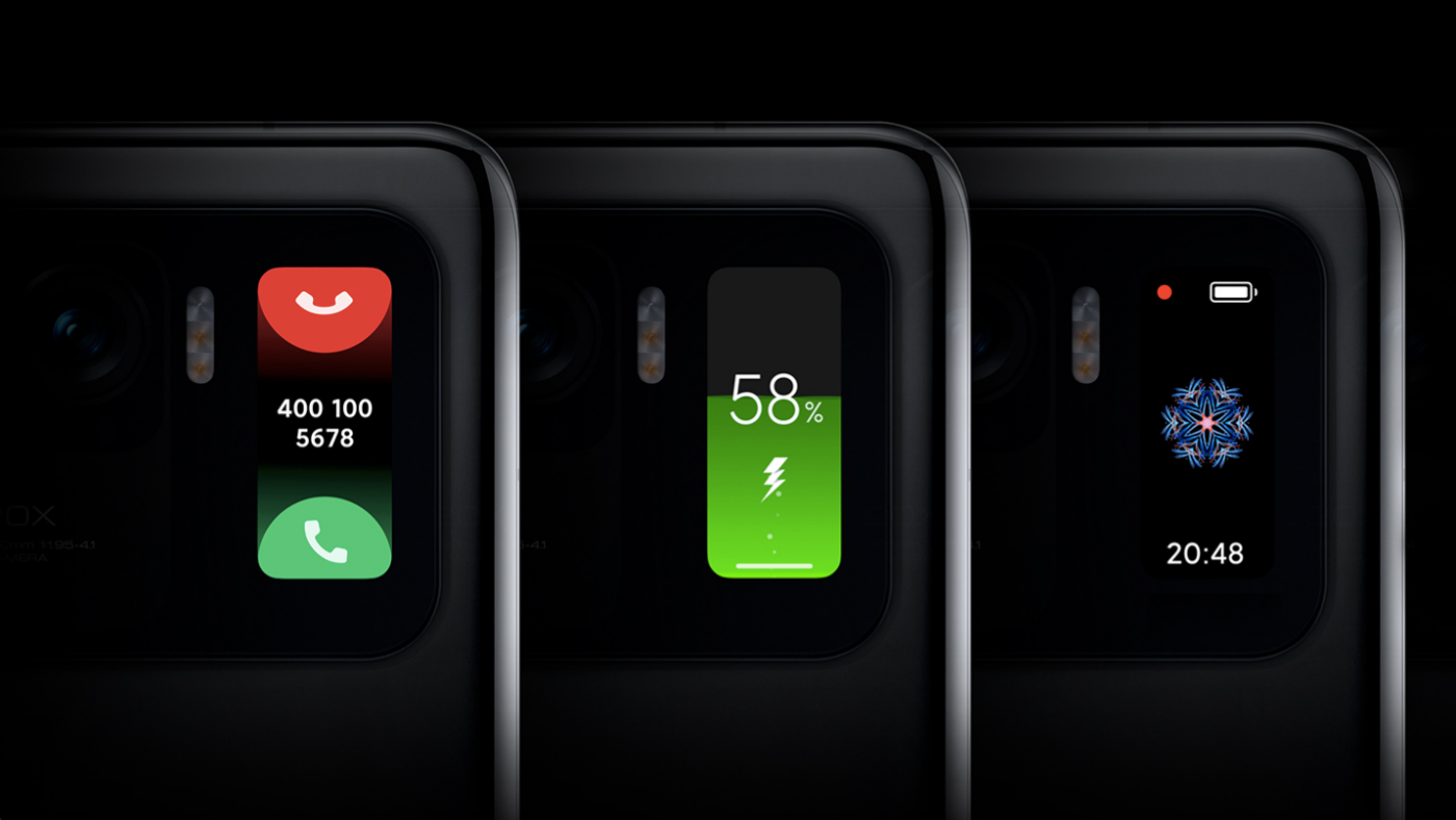 Por qué el Mi 11 Ultra de Xiaomi tiene una pantalla en la parte trasera