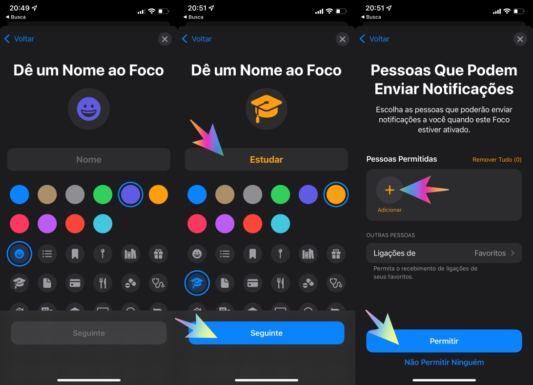 Como ativar e configurar o MODO FOCO EM JOGOS no IOS 15 #ios15
