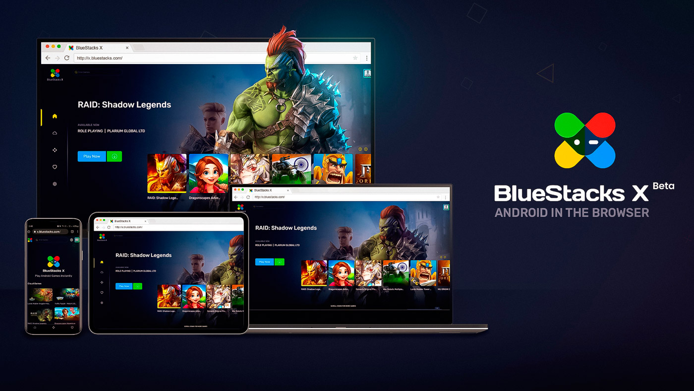 BlueStacks X é o primeiro serviço gratuito de jogos em nuvem para Android e  iOS 