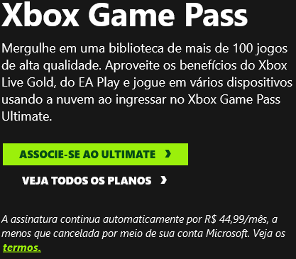 Associe-se ao Xbox Game Pass: Descubra seu próximo jogo favorito