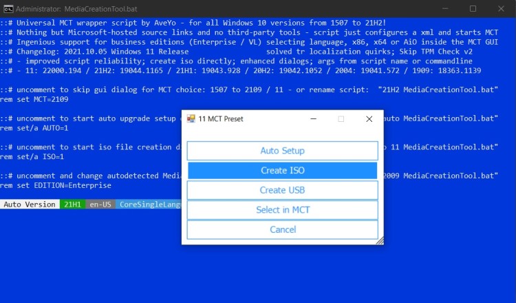 qual é o tamanho do windows 10 para baixar