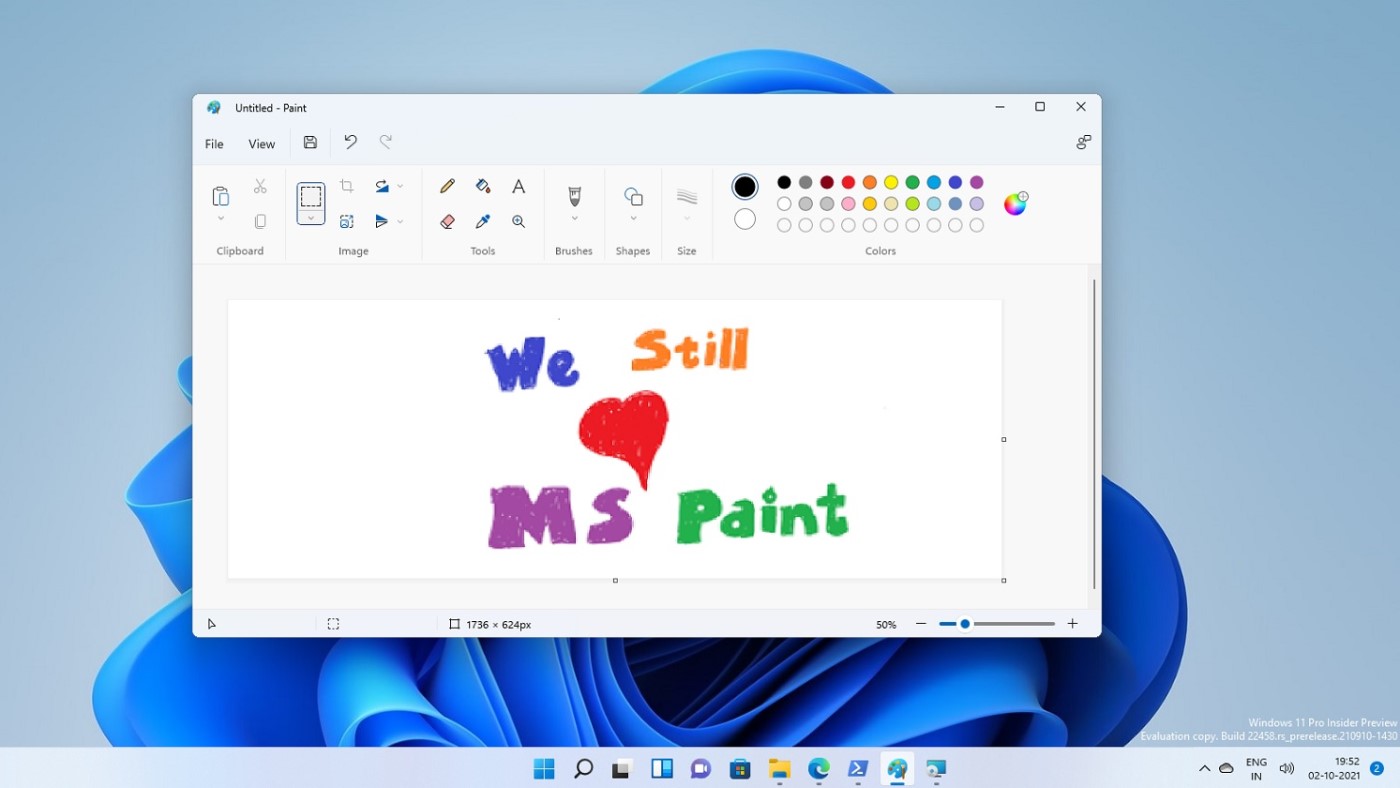 Paint recebe novo visual e correção de bugs