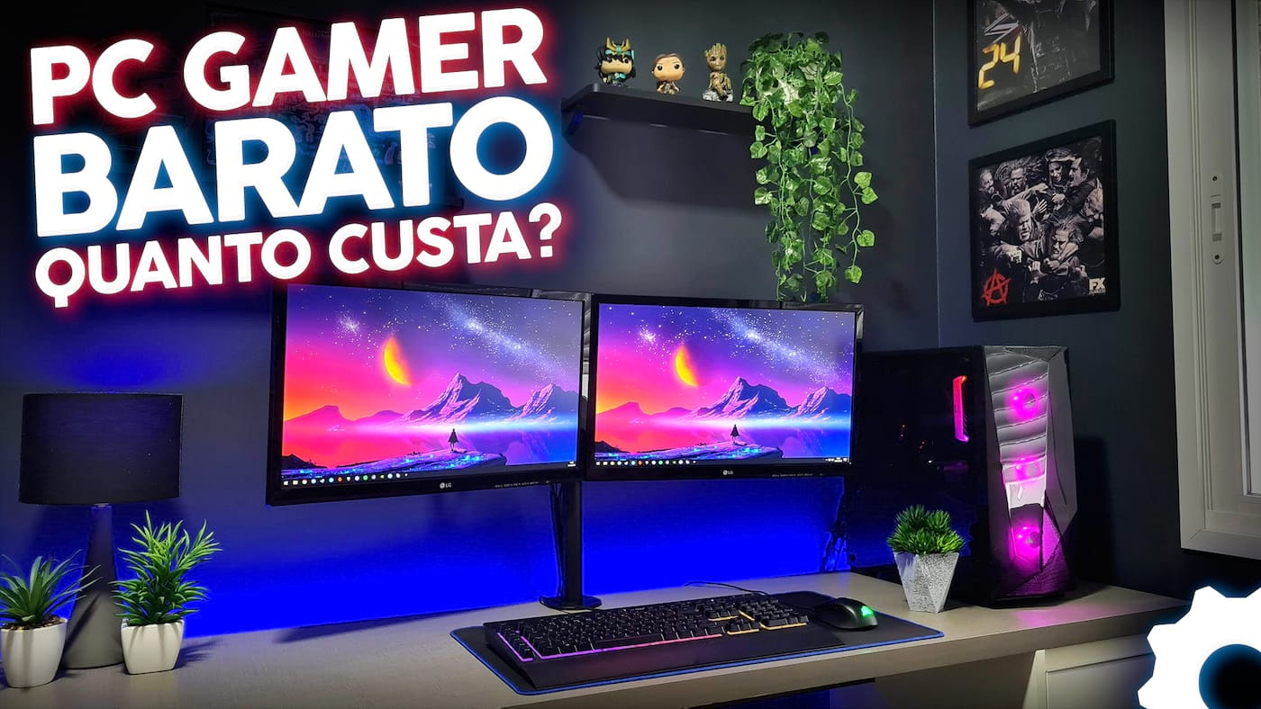 PC GAMER COMPLETO BARATO PRA RODAR MUITOS JOGOS - SETUP COMPLETO 