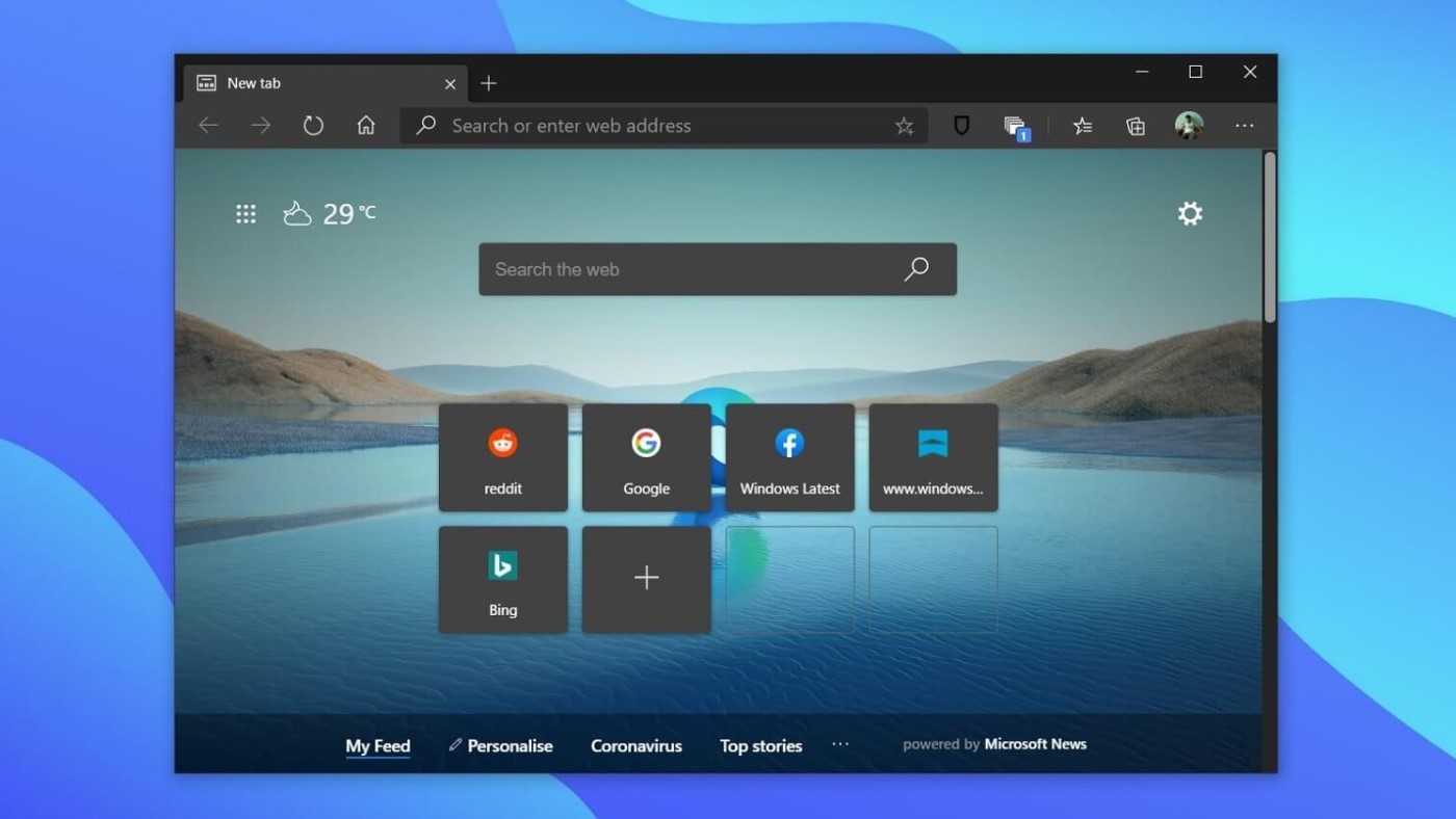 Microsoft Edge gets new sidebar quick actions menu