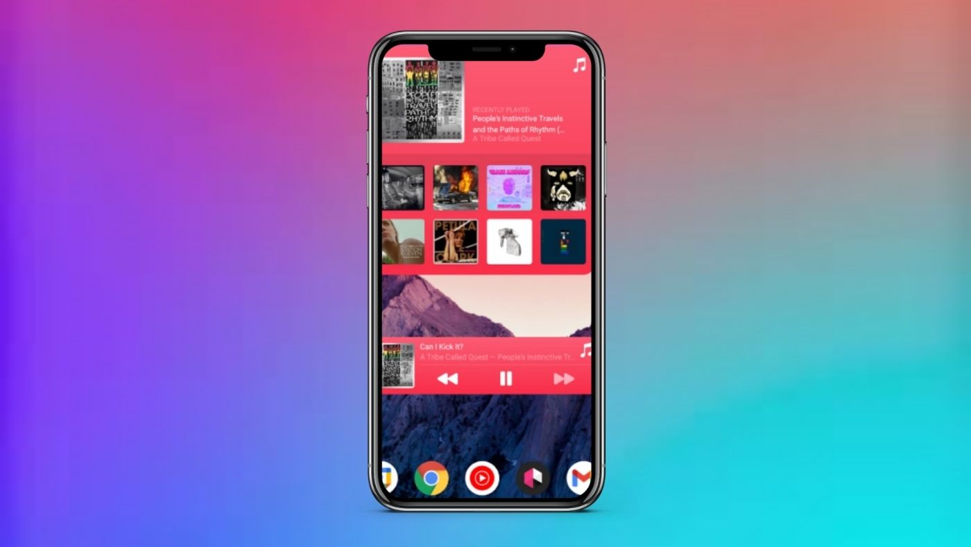 Apple Track se actualiza con widgets de colores en vivo en Android