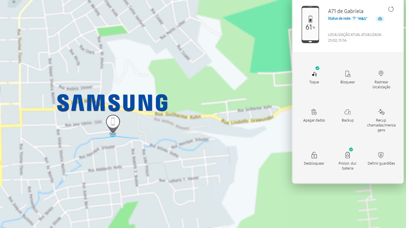 Como pesquisar seu celular Samsung (mesmo offline)