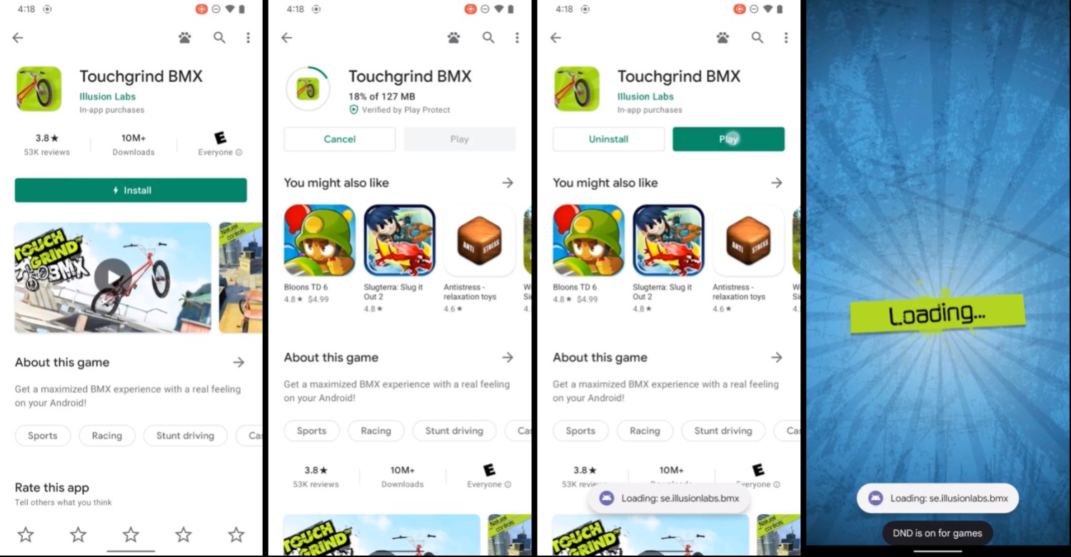 Google lançará ferramenta que permite jogar enquanto baixa o game no  Android 12