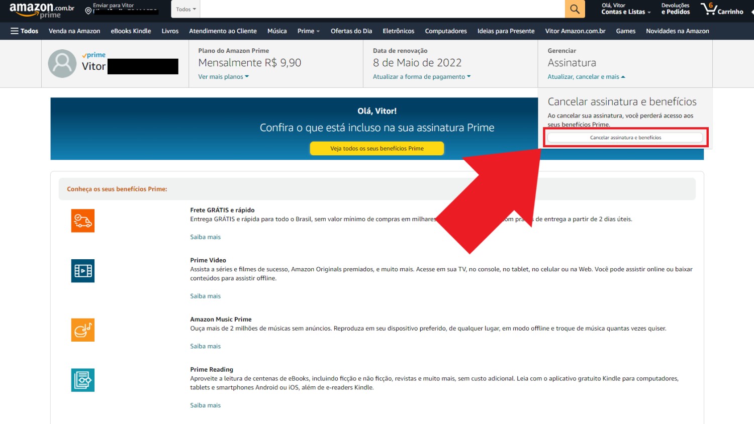Como cancelar a assinatura do  Prime – Tecnoblog