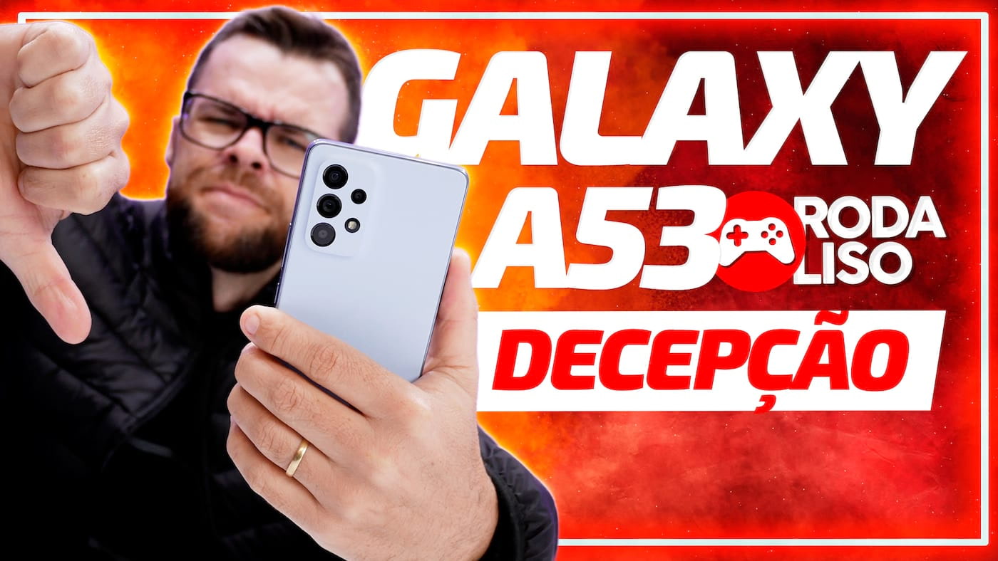 DECEPÇÃO?  Samsung Galaxy A53 testado em 6 jogos leves