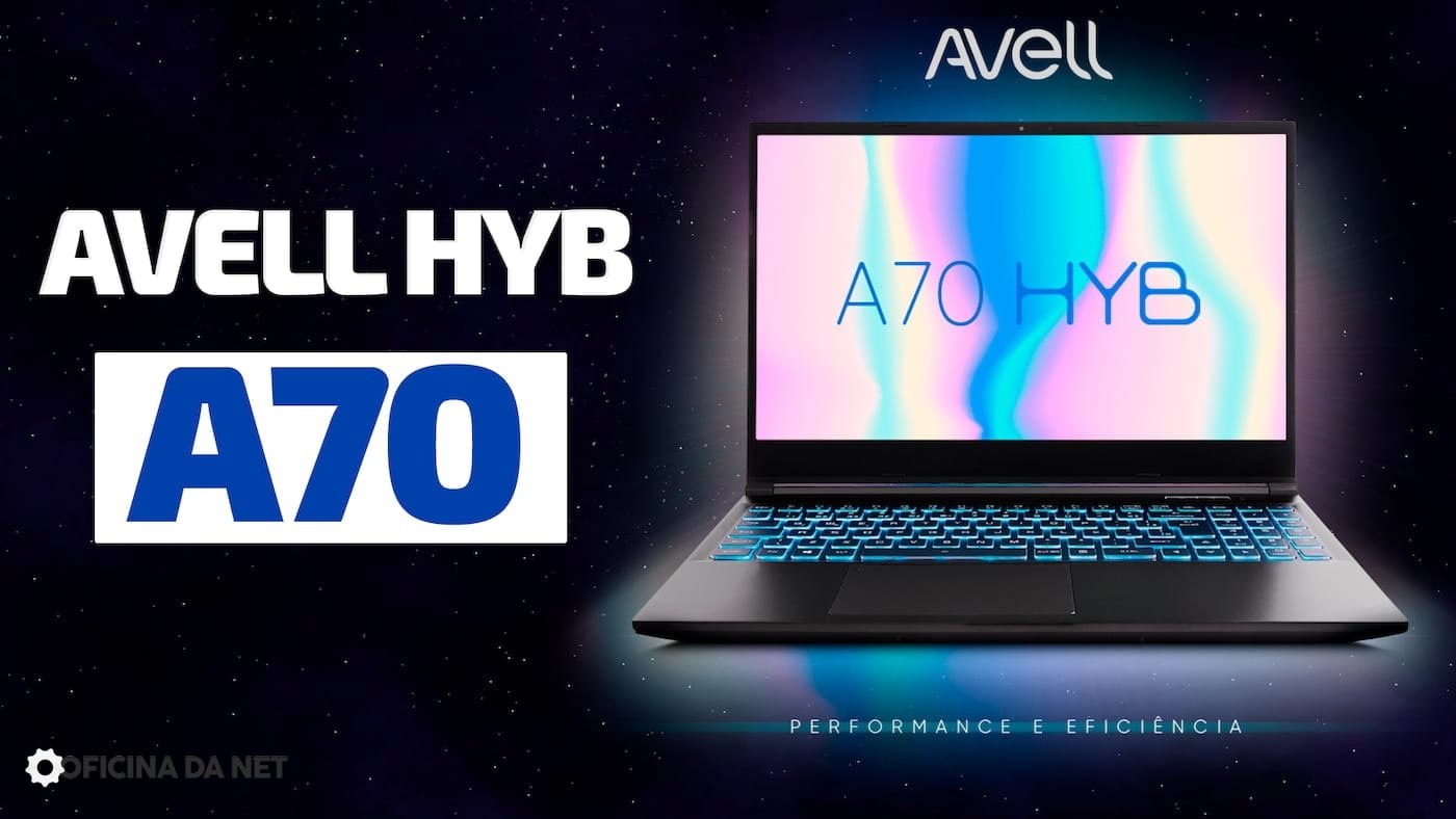 Pocket book AVELL A70 HYB é lançado no Brasil, i712700H, 16GB DDR5 e tela de 165Hz Pocket book AVELL A70 HYB é lançado no Brasil, i712700H, 16GB DDR5 e tela de 165Hz