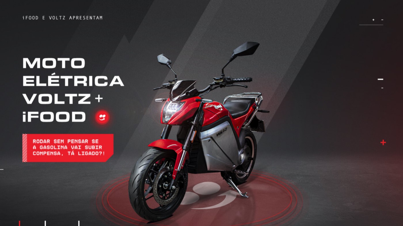 iFood anuncia moto elétrica EVS Work iFood por R$ 9.990,90