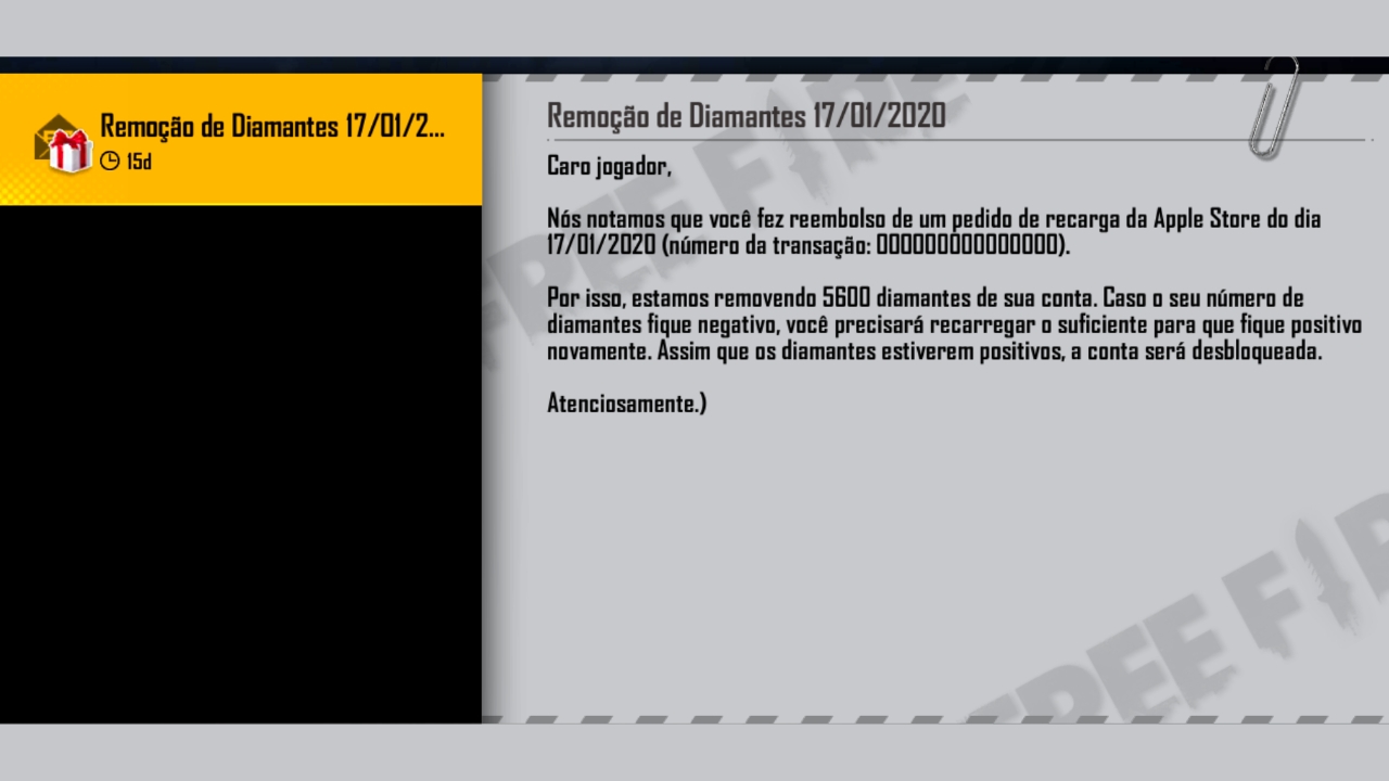 Jogador de 'Free Fire' pede indenização após ter conta bloqueada