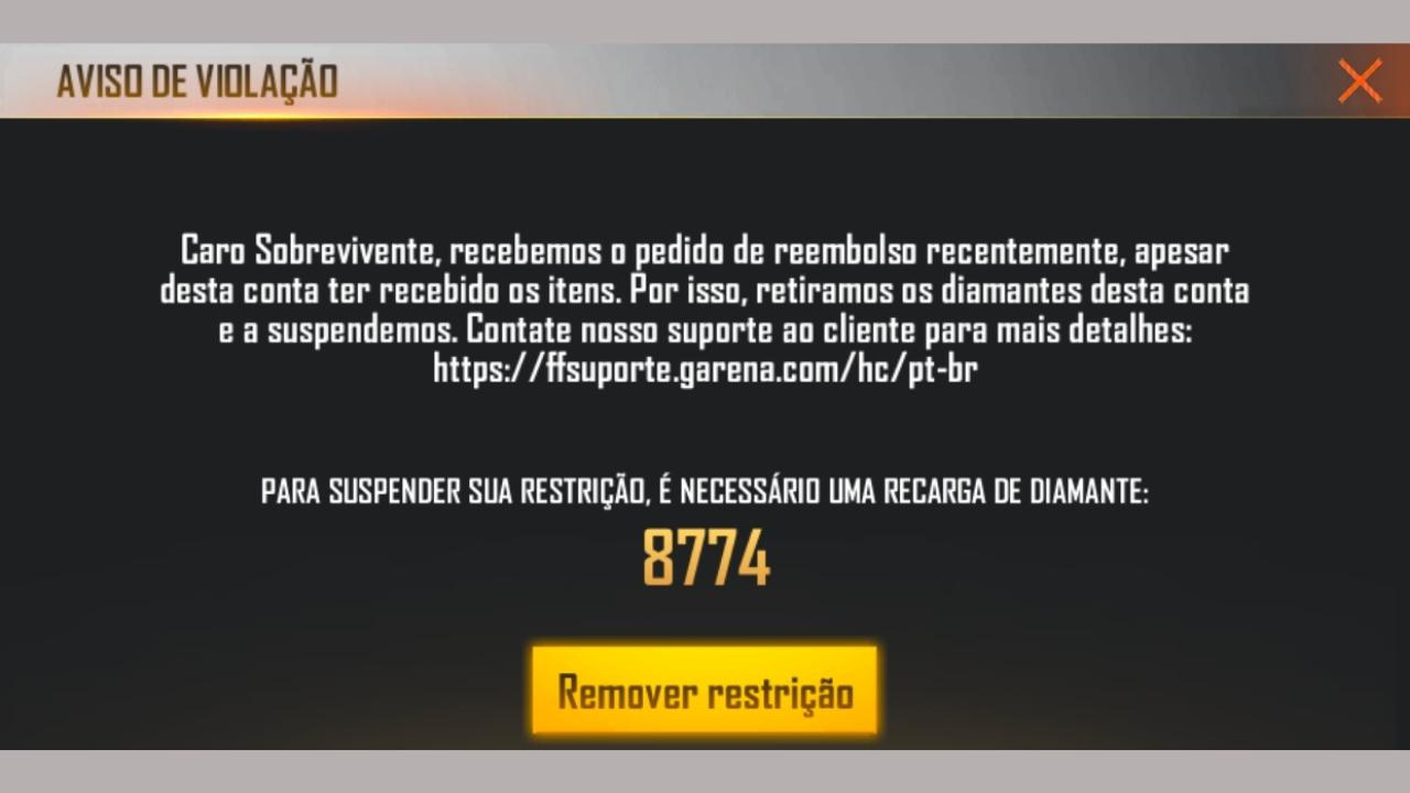 Como pedir reembolso no Free Fire via Google Play no Android