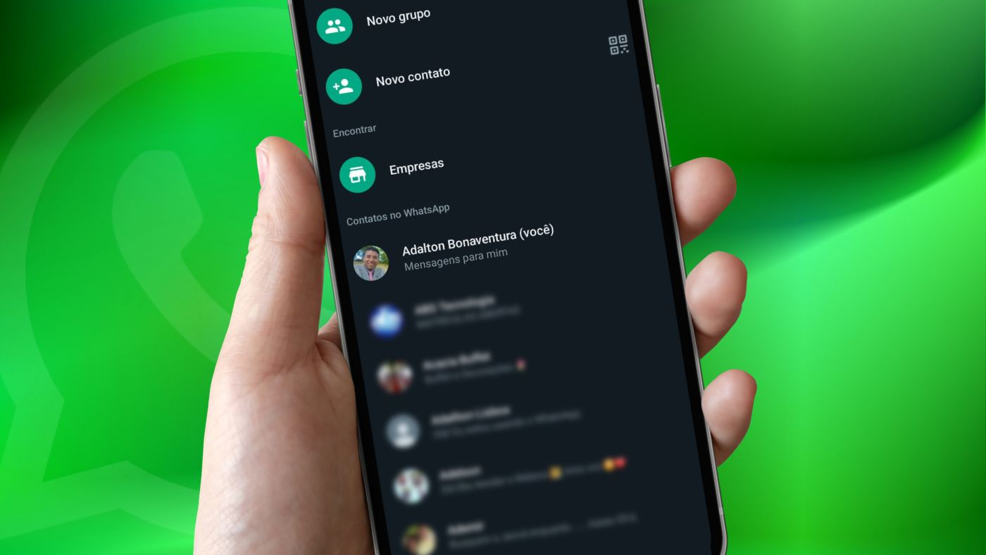 WhatsApp oficializou: agora você pode mandar mensagens para você mesmo