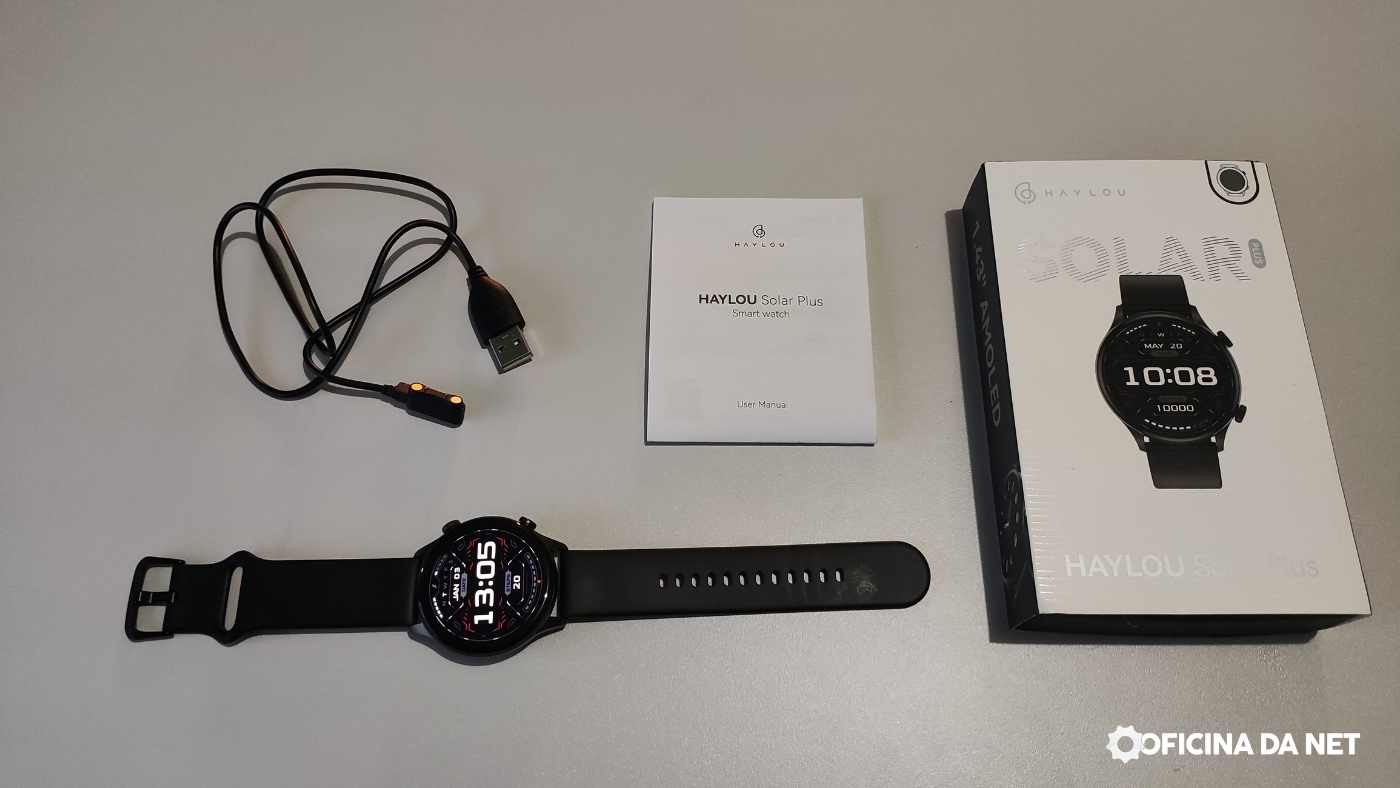 Relógio Smartwatch Haylou Solar Plus Fitness 1.4 - Original