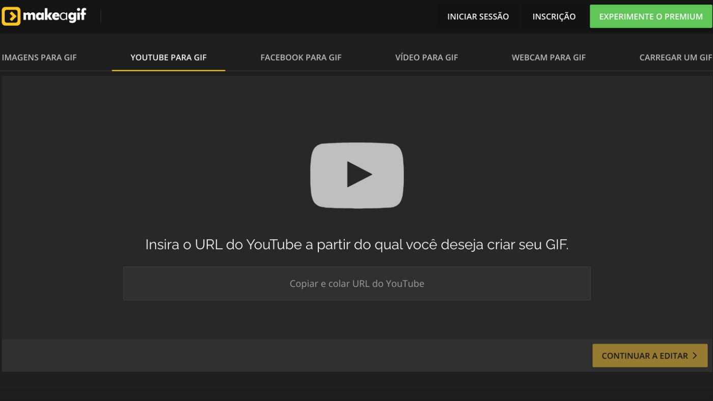 Site permite criar GIFs a partir de qualquer URL do