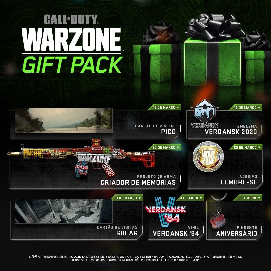 Como resgatar itens gratuitos em CoD Warzone 2.0 e Modern Warfare 2