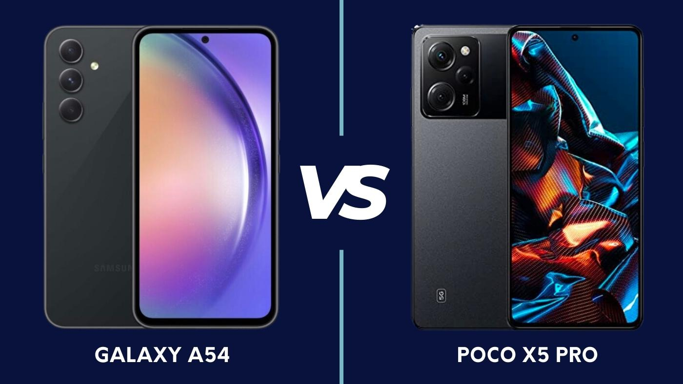 eita! Poco X5 PRO vs Galaxy A54 - Qual melhor? Comparativo 