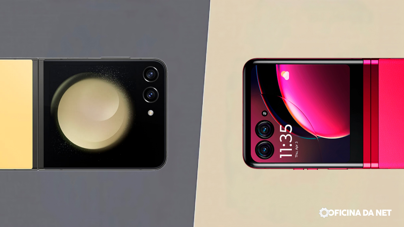 Galaxy Z Flip 5 vs Moto Razr 40 Ultra: qual o melhor celular dobrável