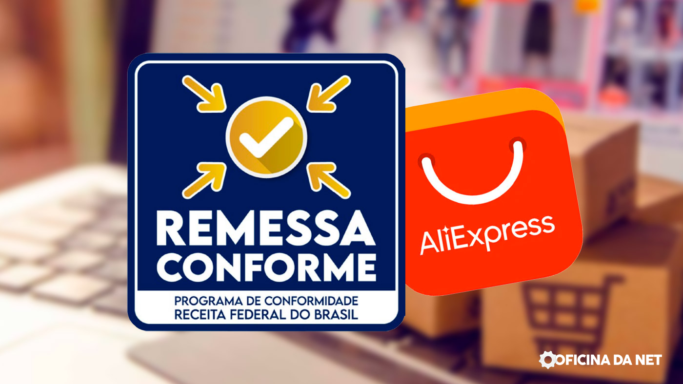 AliExpress adere ao Remessa Conforme; Compras acima de U$50, serão