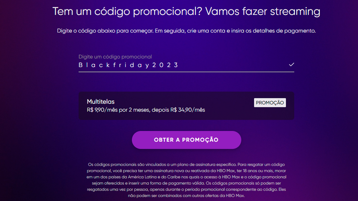 Black Friday: HBO Max oferece 70% de desconto na assinatura do streaming