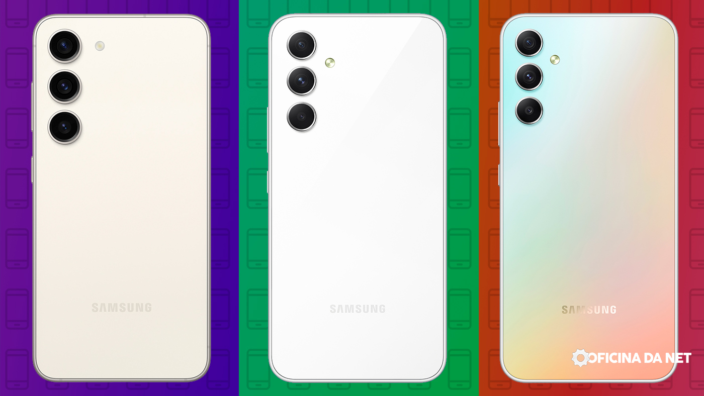 3 celulares Samsung para comprar sem medo