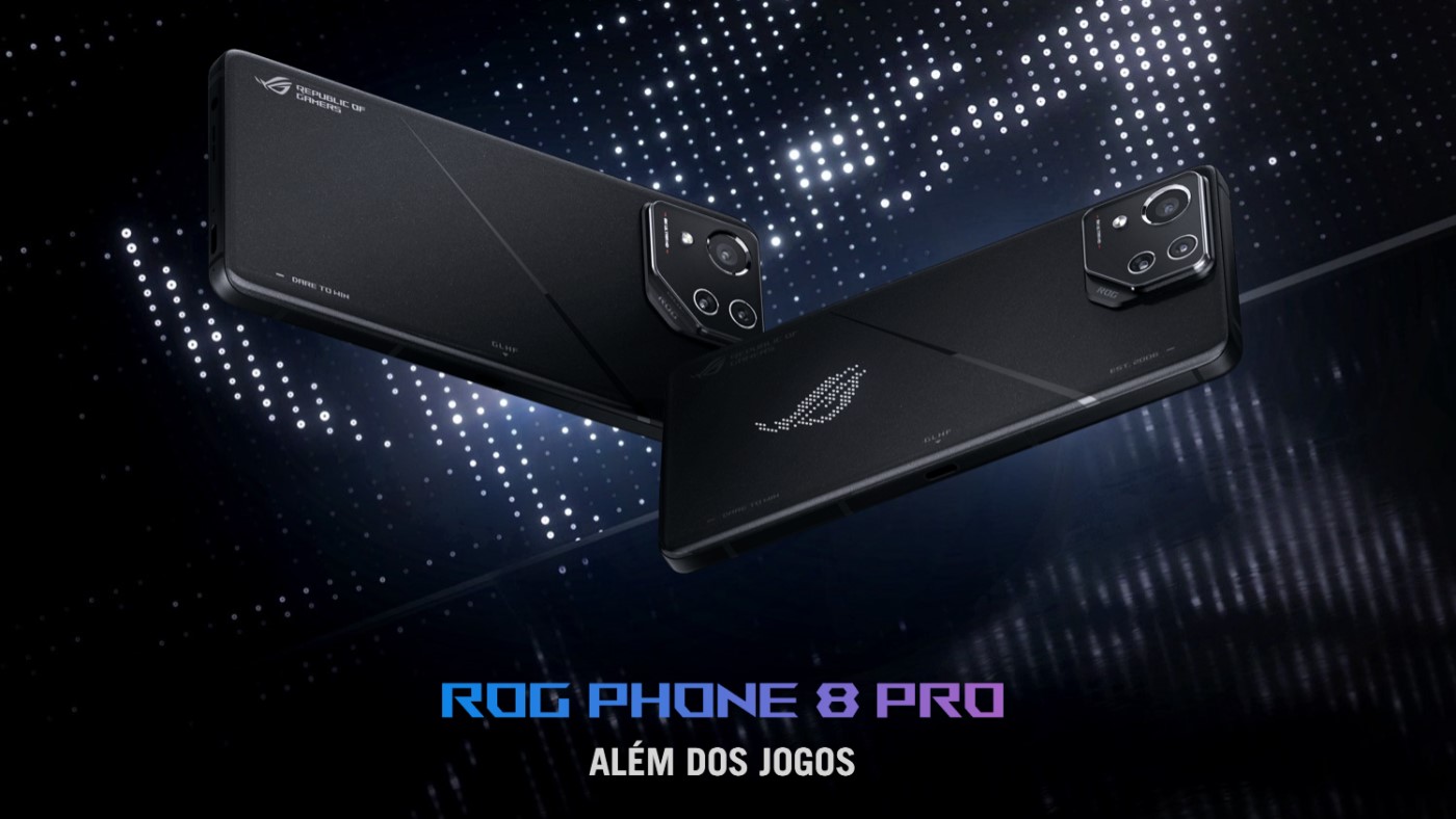 Asus anuncia oficialmente a nova geração de seu celular gamer, o ROG Phone 8. Fonte: Asus