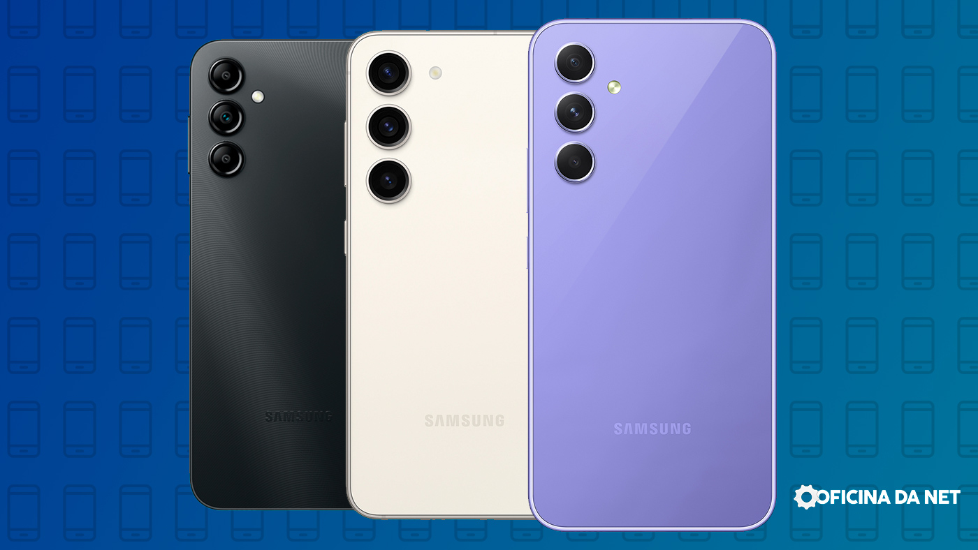  3 melhores celulares Samsung