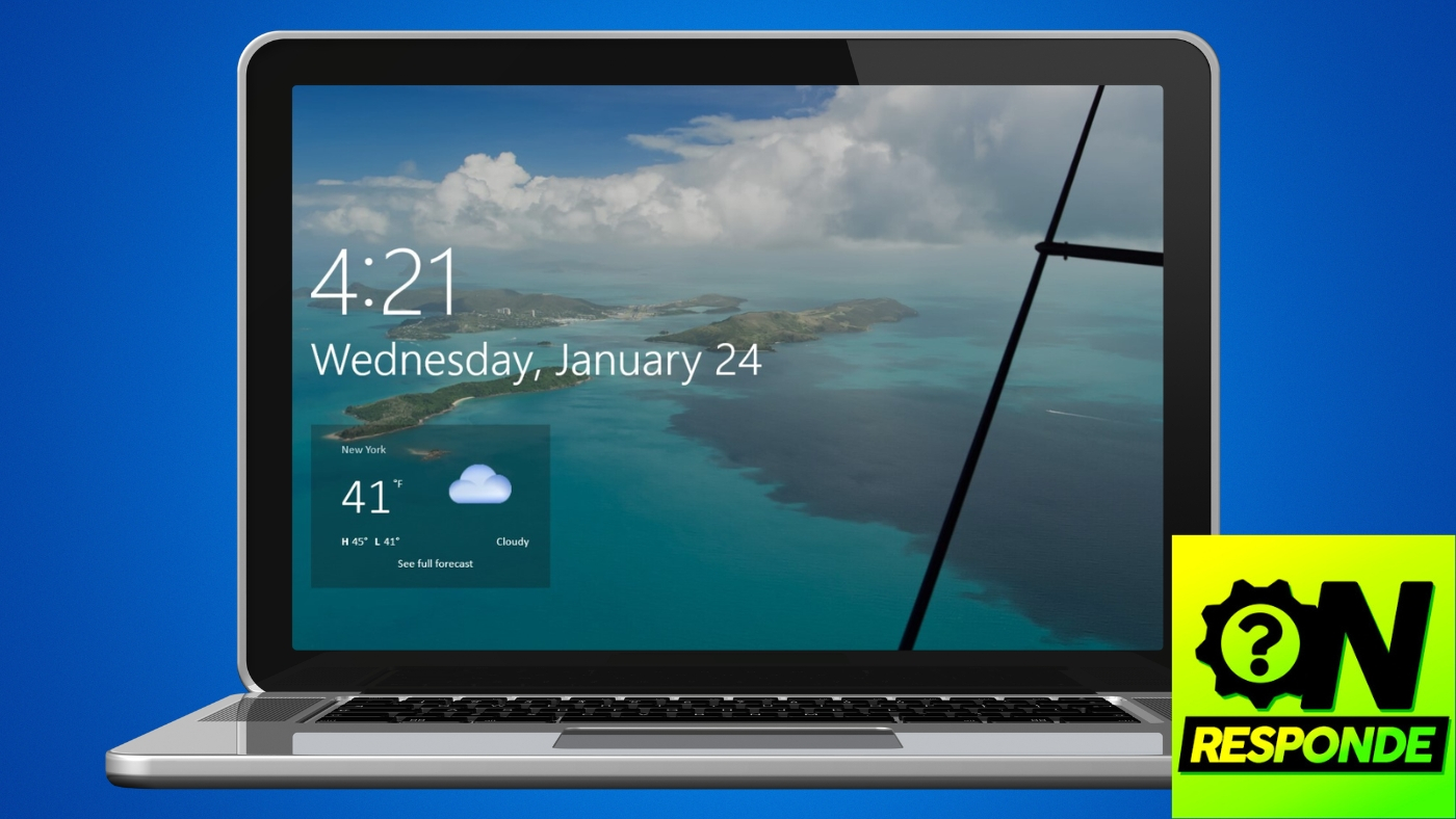 Como ativar o novo widget de clima na tela de bloqueio do Windows 10.