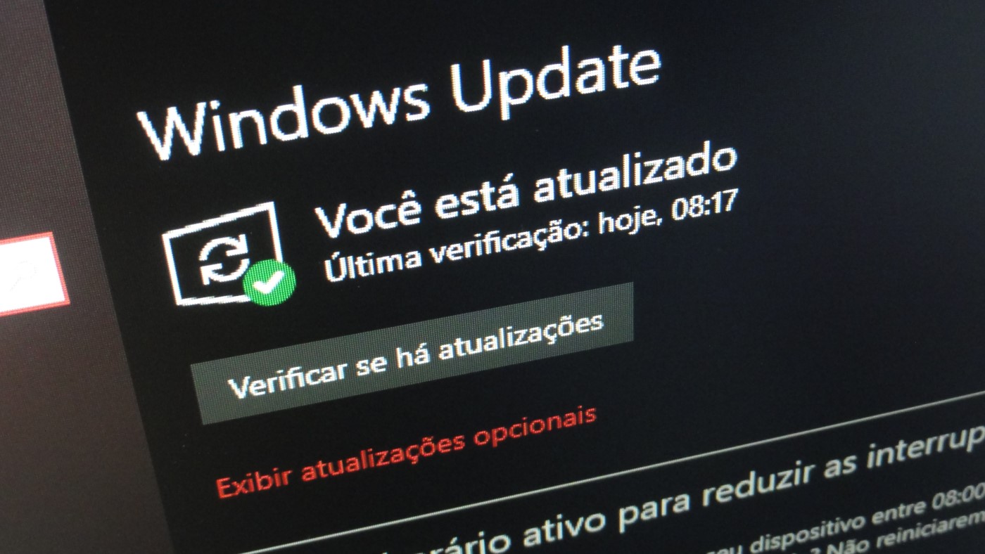 Tente isso para fazer a atualização do Windows ficar mais rápida. Fonte: Vitor Valeri