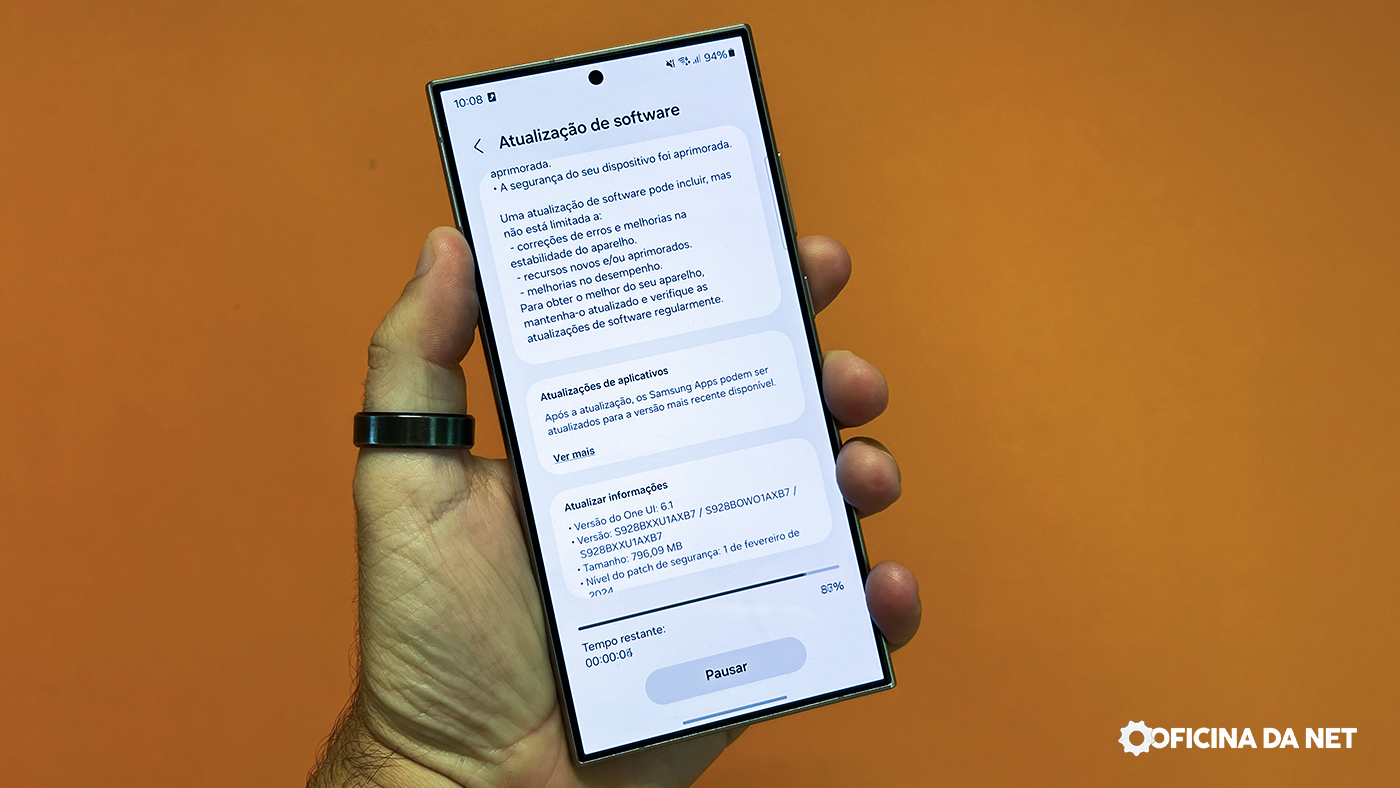 Primeira atualização do Galaxy S24 vem aí: O que vai melhorar?