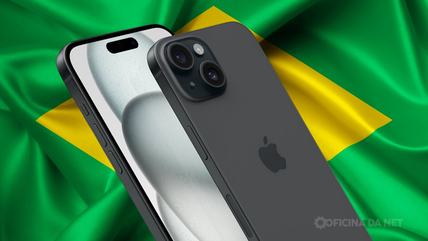iPhone 15 começa ser fabricado no Brasil. Imagem: Oficina da Net