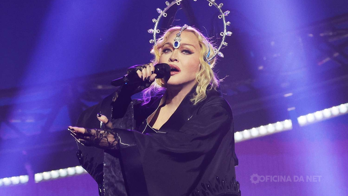 Globo vai transmitir o show da Madonna no Brasil. Imagem: Reprodução