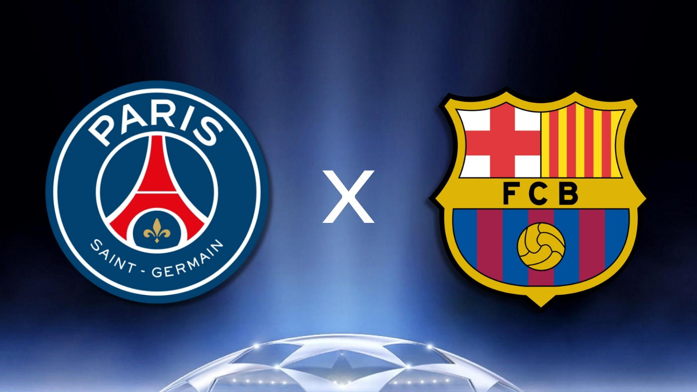 Onde assistir a PSG x Bercelona pela Champions.