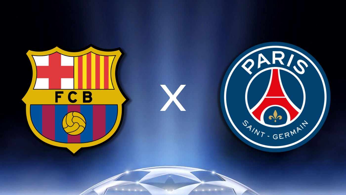 Champions League: onde assistir Barcelona x PSG ao vivo