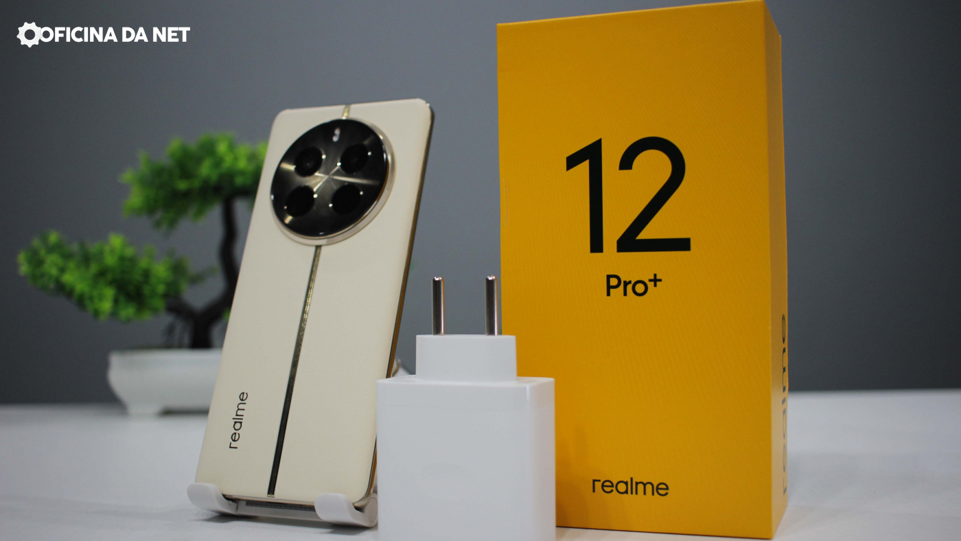 Teste de bateria do Realme 12 Pro Plus feito por Oficina da Net