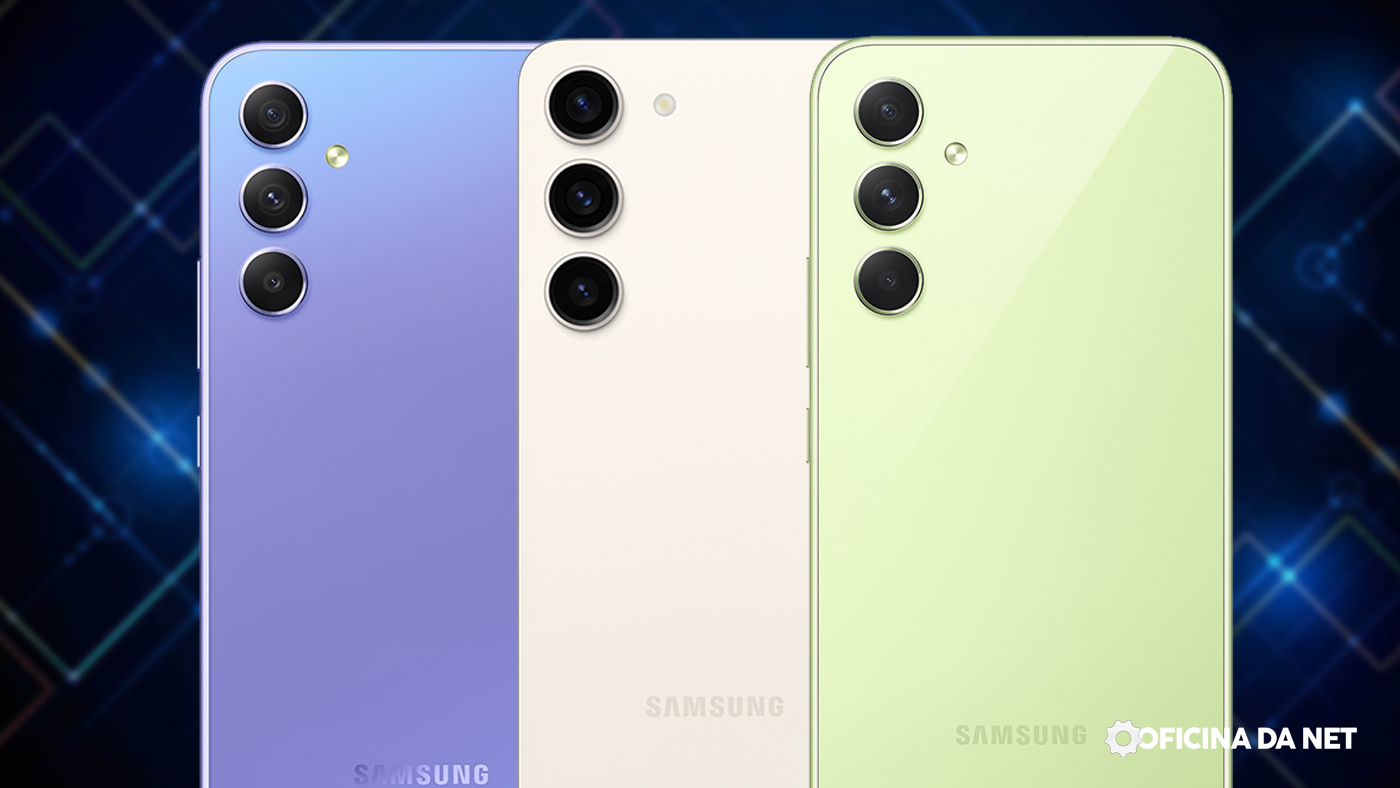 Celulares Samsung de 2023 (Imagem: Oficina da Net)