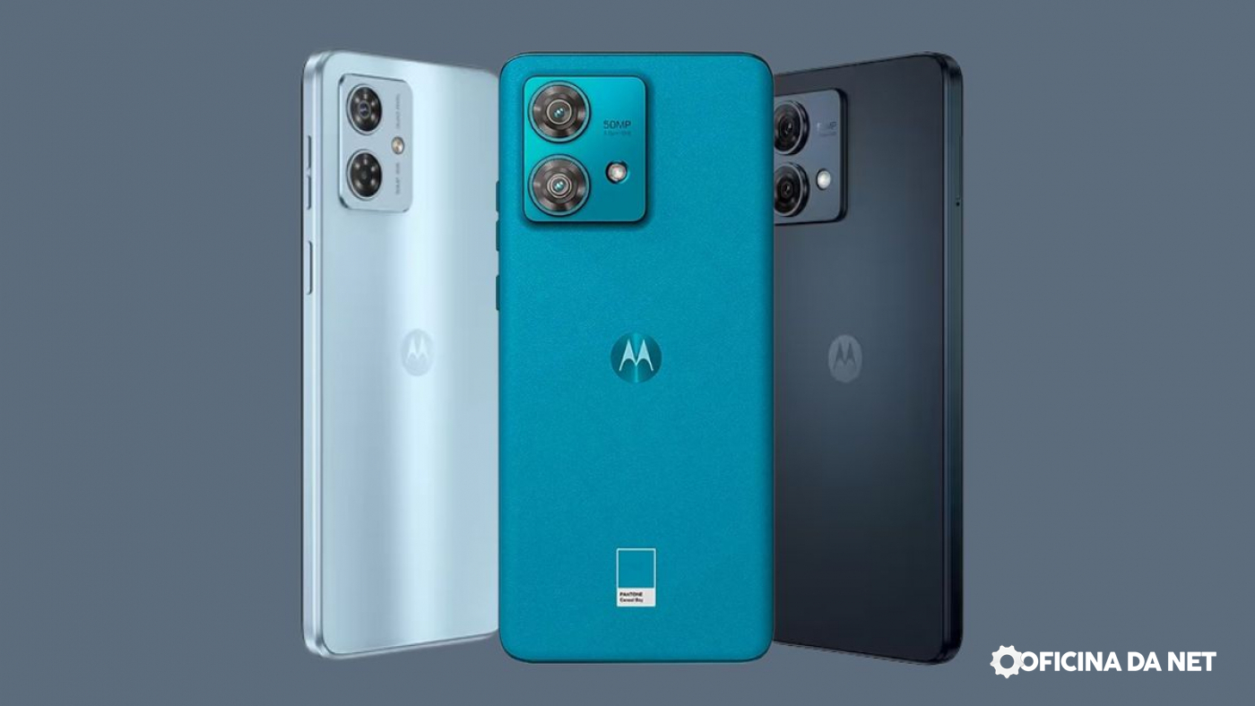 3 celulares Motorola - Imagem / Felipe Lupetti