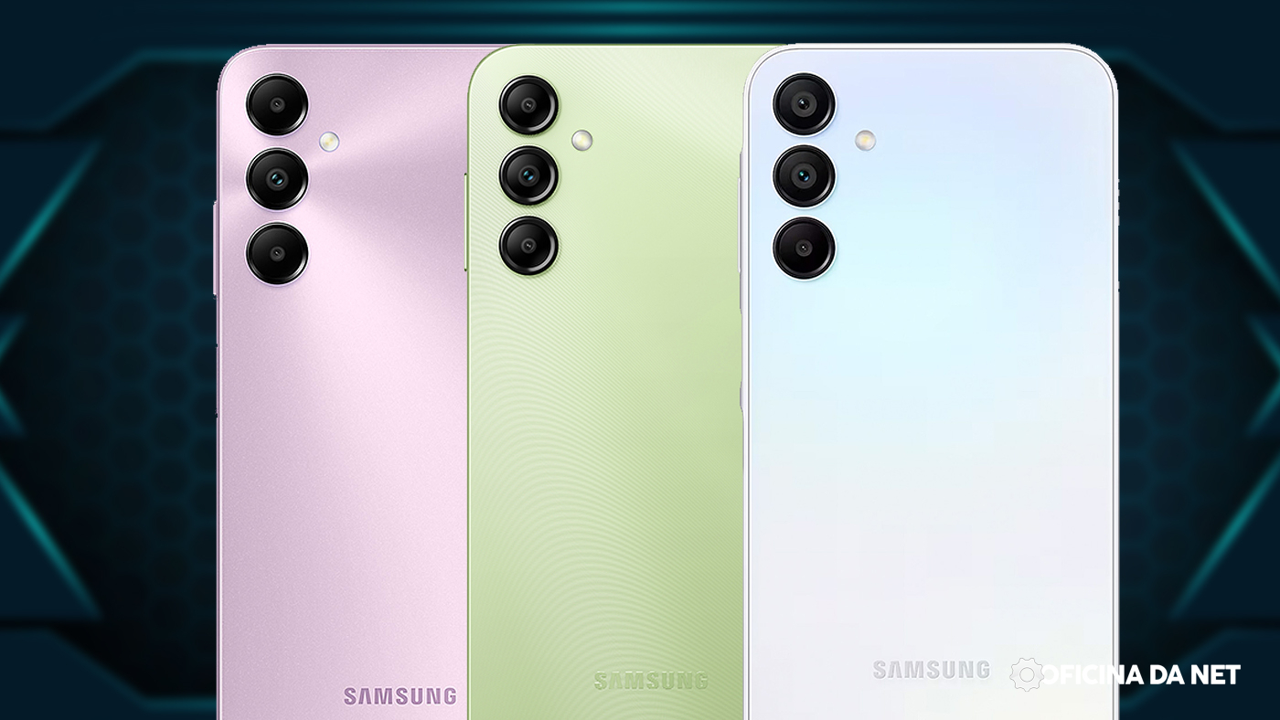 Celulares Samsung de 128 GB (Imagem: Oficina da Net)