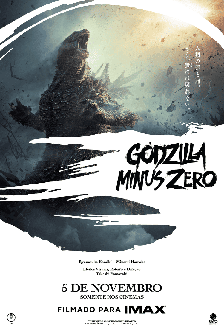 Godzilla Minus Zero ganha teaser inédito e pôster oficial; veja