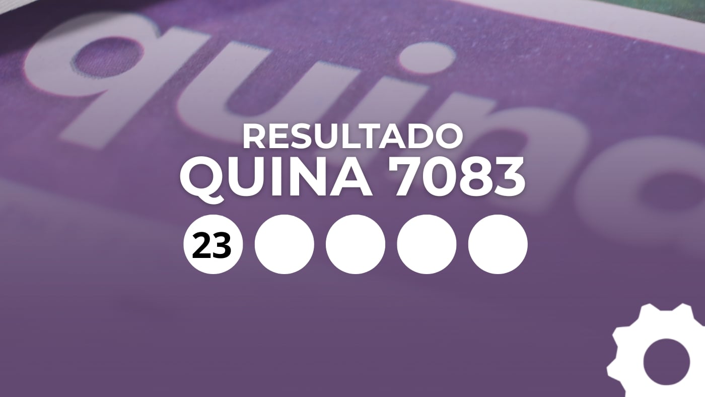 Resultado da Quina 7083 hoje: confira os números sorteados