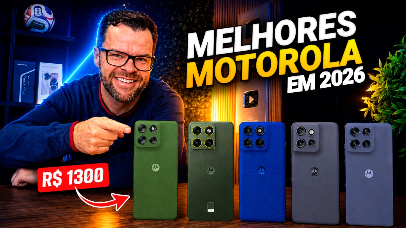 TOP 5 Melhores celulares MOTOROLA em 2026