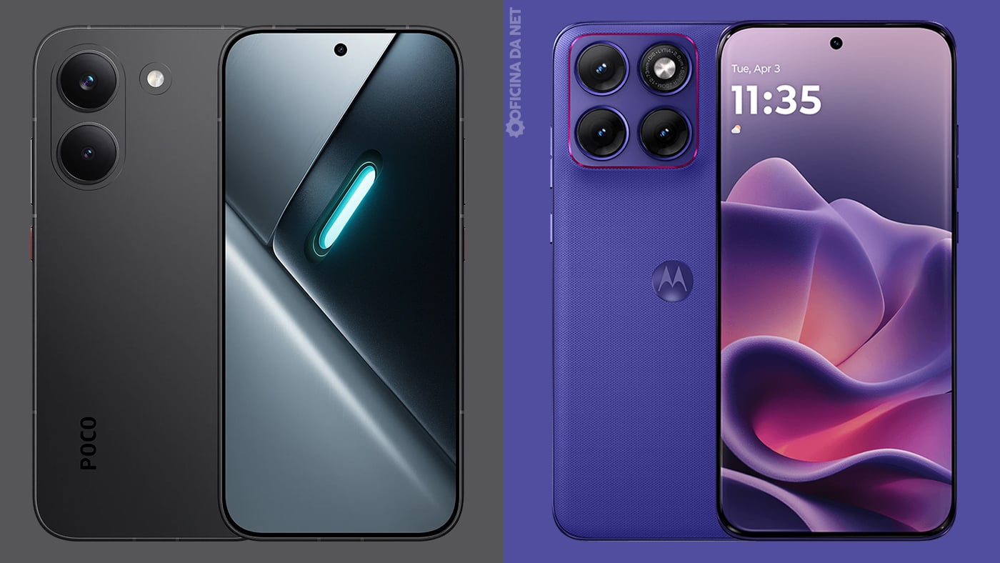 POCO X8 Pro vs Motorola Edge 70 Fusion Plus: qual vale mais a pena